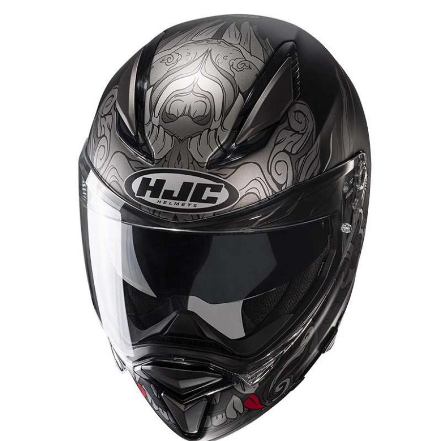 Helmets * | Promo Fiber Hjc F70 Spector Helmet Grey