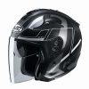 Helmets * | Outlet Fiber Hjc Fg Jet Komina Helmet Silver