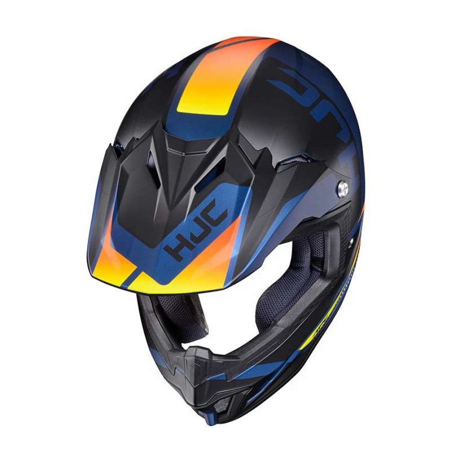 Helmets * | Promo Plastic Hjc Cl-Xy 2 Creed Kid Helmet Blue Orange