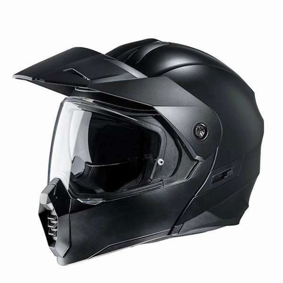 Helmets * | Hot Sale Plastic Hjc C80 Modular Helmet Matt Black