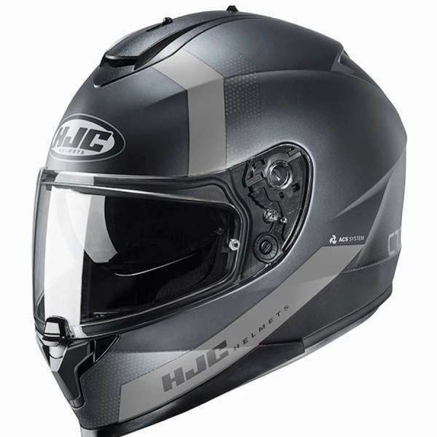 Helmets * | Top 10 Plastic Hjc C70 Eura Helmet Grey