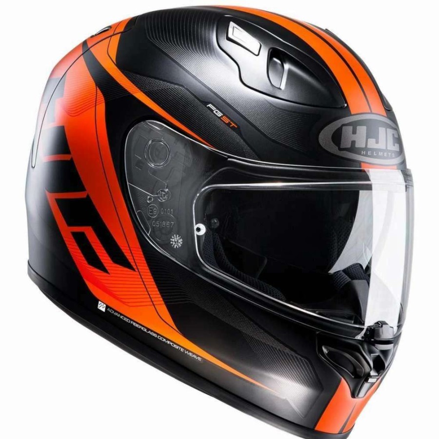 Helmets * | Cheapest Fiber Hjc Fg St Crono Mc7Sf Orange