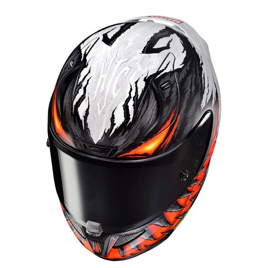 Helmets * | Buy Fiber Hjc Rpha 11 Anti Venom Marvel Helmet