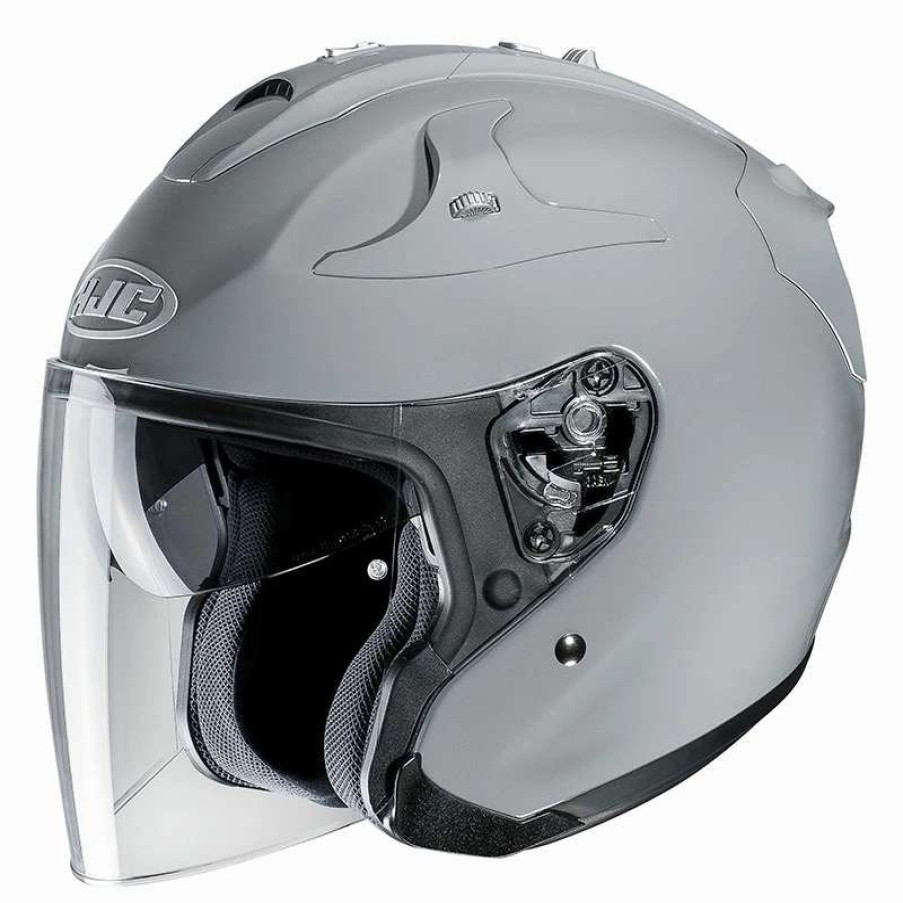 Helmets * | Best Pirce Fiber Motorcycle Helmet Hjc Fg Jet Grey