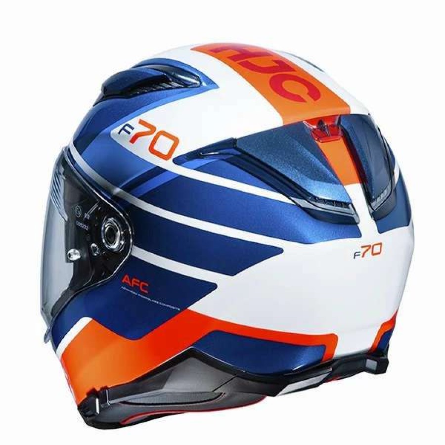 Helmets * | Outlet Fiber Hjc F70 Tino Helmet Blue