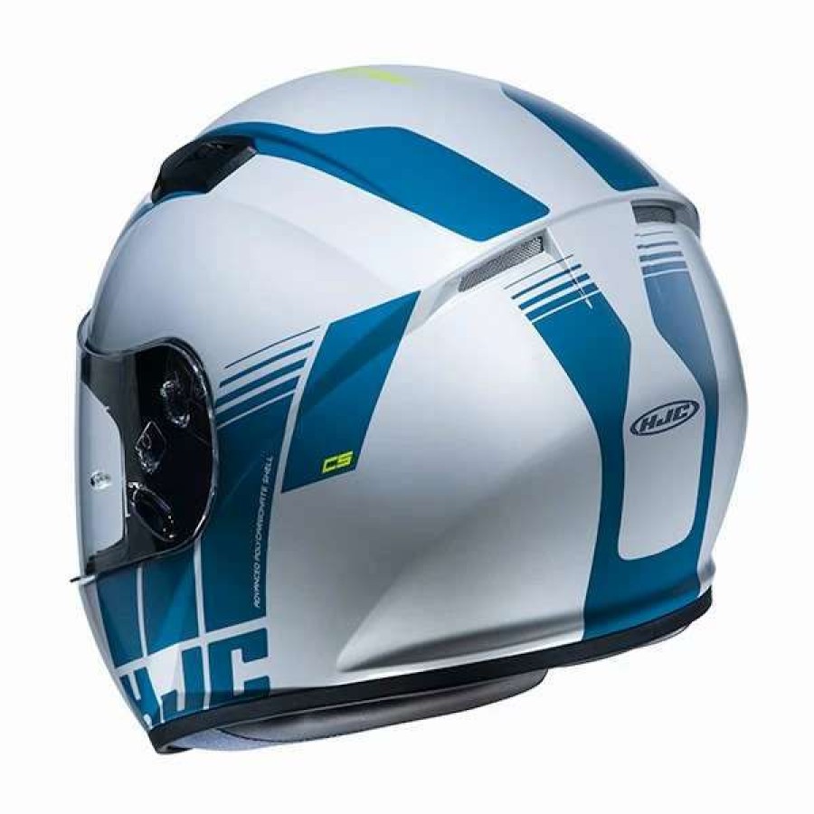 Helmets * | Top 10 Plastic Hjc Cs-15 Mylo Helmet White Blue