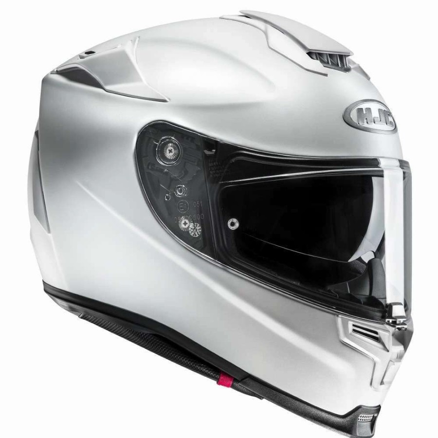 Helmets * | Cheapest Fiber Hjc Rpha 70 Semi Dull White Pearly