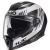 Helmets * | Discount Fiber Hjc F70 Carbon Kesta Black