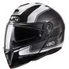 Helmets * | Flash Sale Plastic Hjc I90 Wasco Modular Helmet Black White