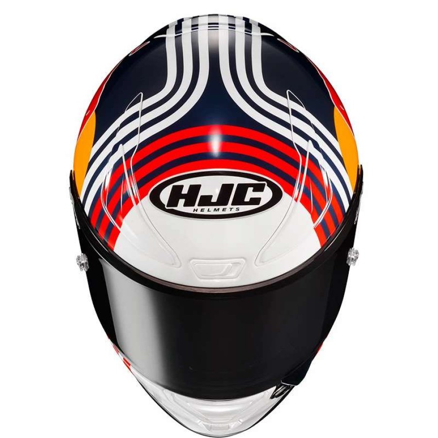 Helmets * | Wholesale Fiber Hjc Rpha 1 Red Bull Austin Gp Helmet