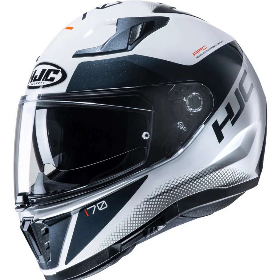 Helmets * | Best Reviews Of Plastic Hjc I70 Tas Helmet White Black