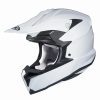 Helmets * | Best Deal Plastic Off Road Helmet Hjc I50 Solid White