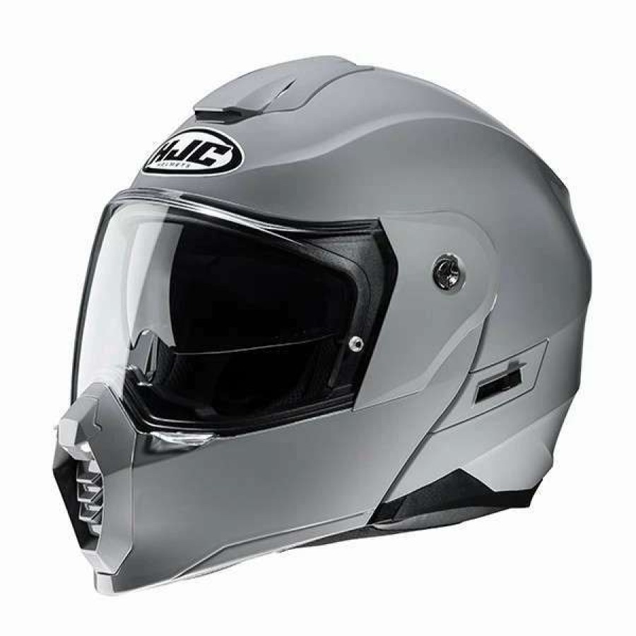 Helmets * | Outlet Plastic Hjc C80 Modular Helmet Grey