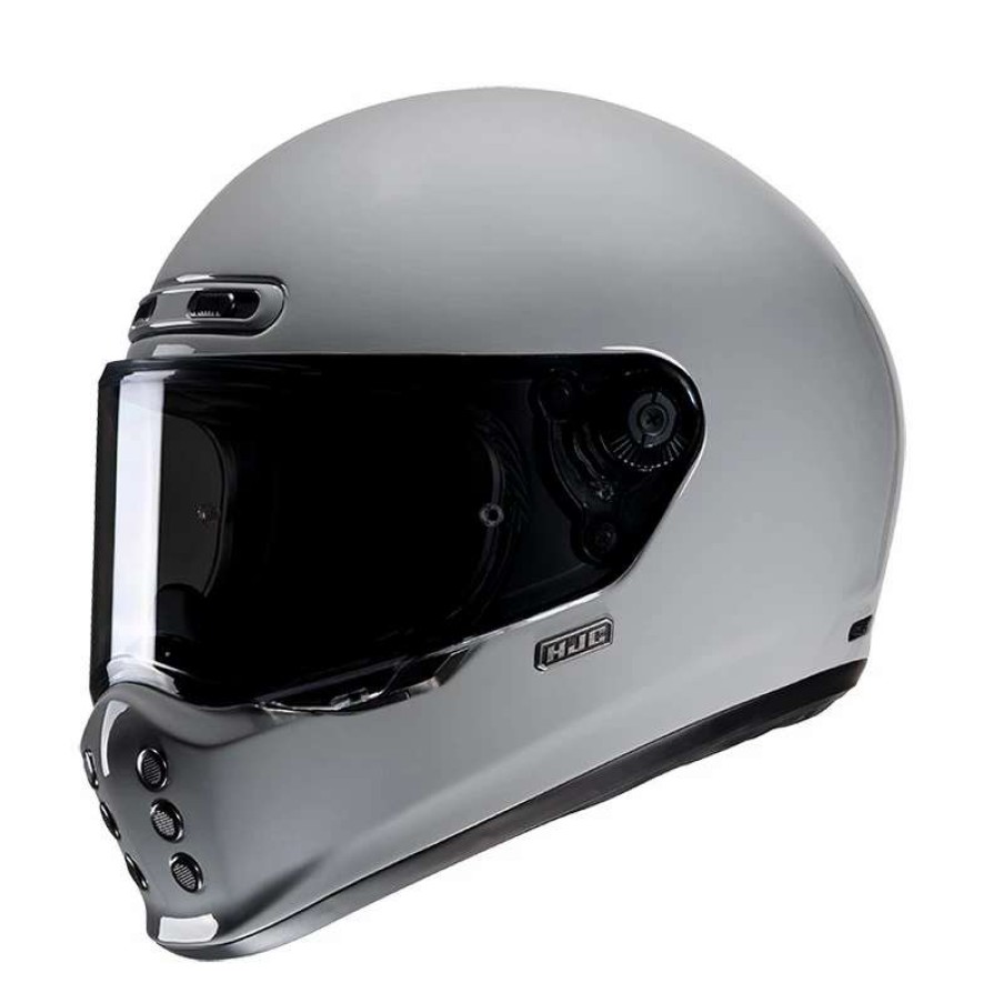 Helmets * | Wholesale Fiber Hjc V10 Helmet Nardo Grey