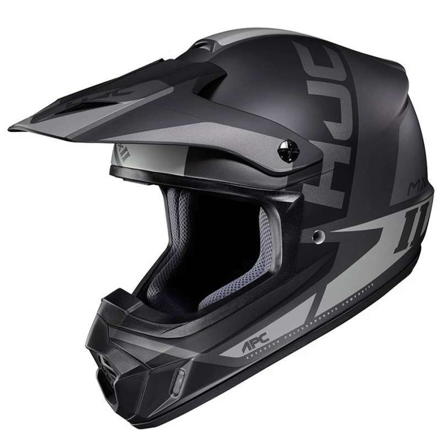 Helmets * | Best Deal Plastic Hjc Cs-Mx 2 Creed Helmet Black Grey