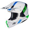 Helmets * | Top 10 Plastic Hjc I50 Erased Helmet White Blue