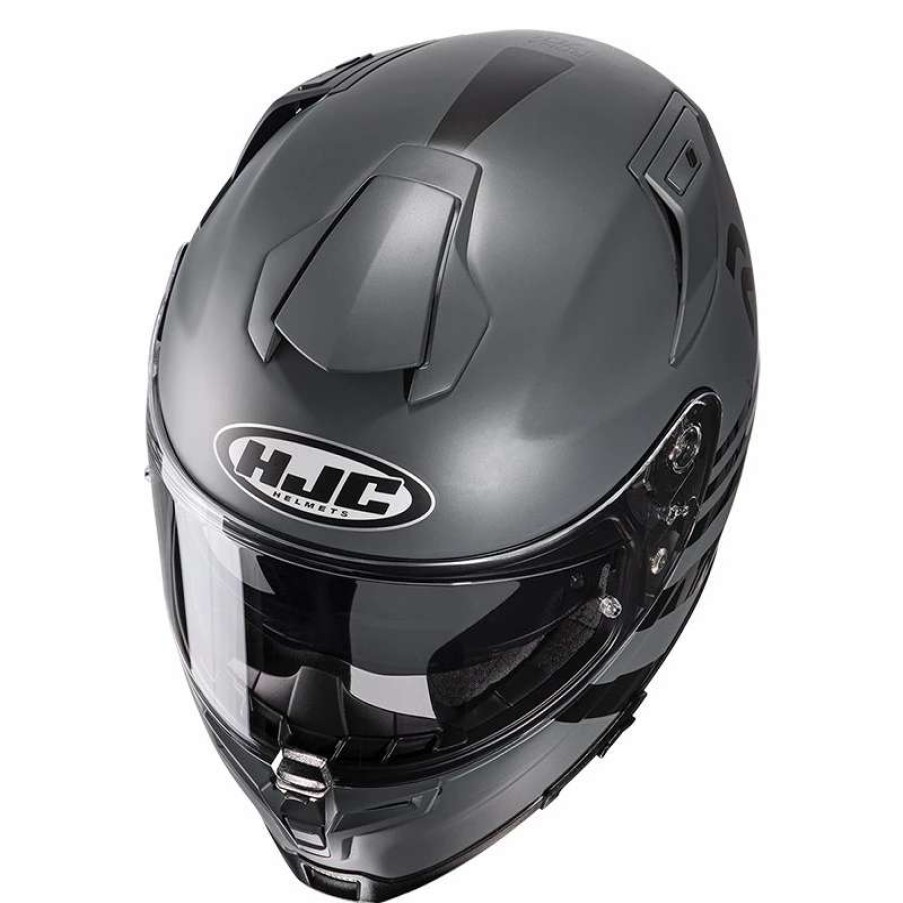 Helmets * | Hot Sale Fiber Hjc Rpha 70 Stipe Helmet Grey