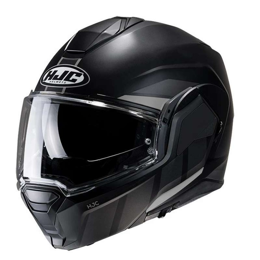 Helmets * | Top 10 Plastic Hjc I100 Beis Modular Helmet Black